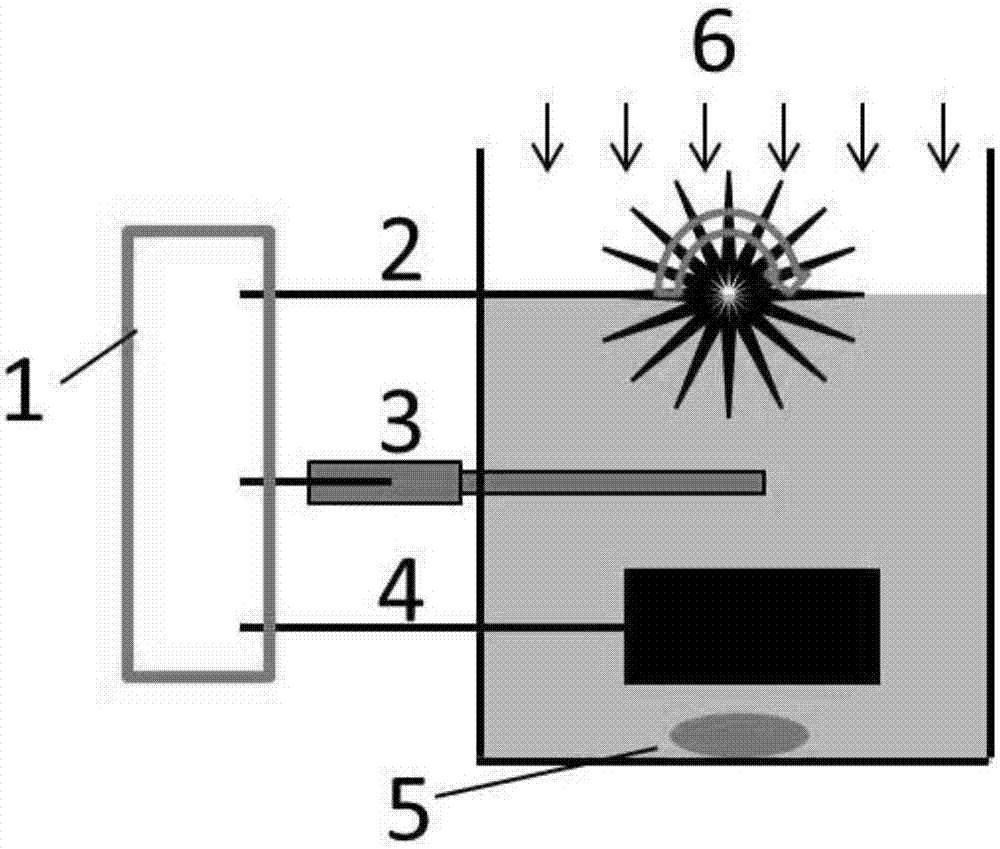 Electrochemical biological rotating disc sewage treatment method for aerobic micro-organisms