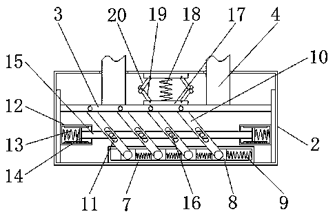 A lightning arrester device with an anti-seismic function