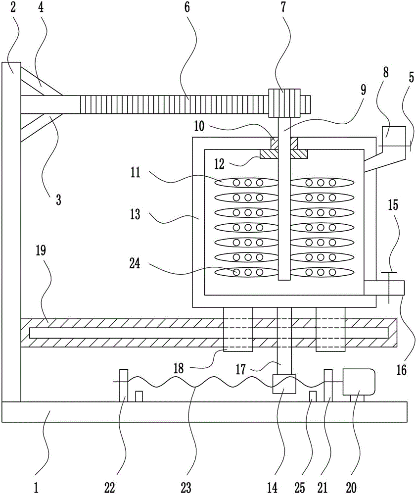 Grinding fluid preparing device for production of LED lamps