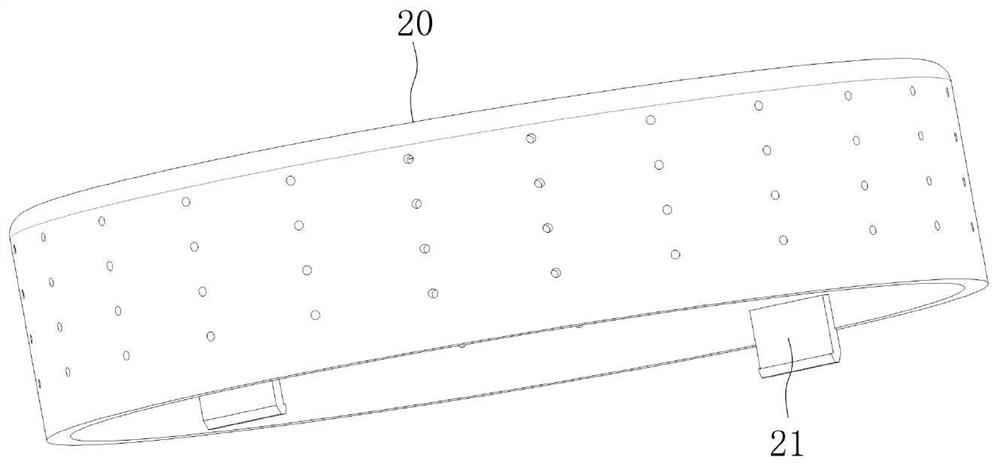 Frozen tissue sample support and use method thereof