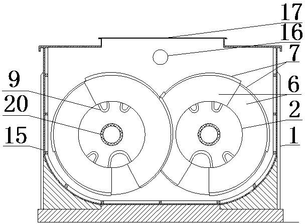 A cooling conveying device