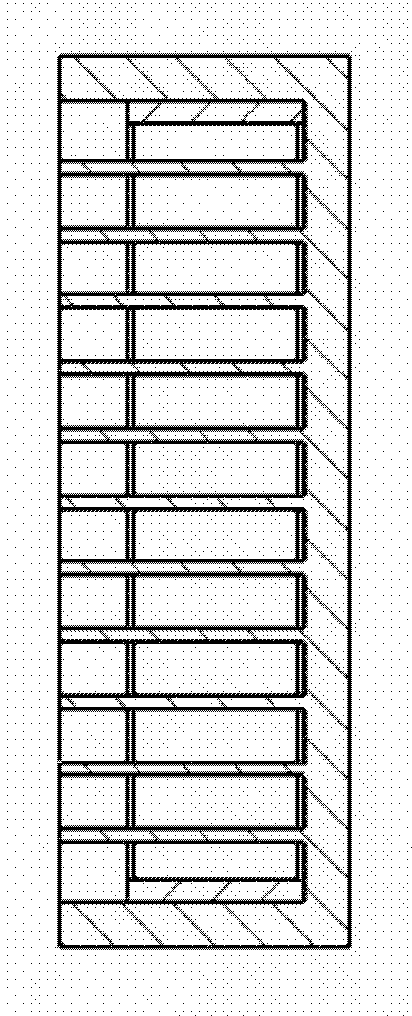 Preparation method of precursor of composite tissues and organs with multichannel multilayer cell structure