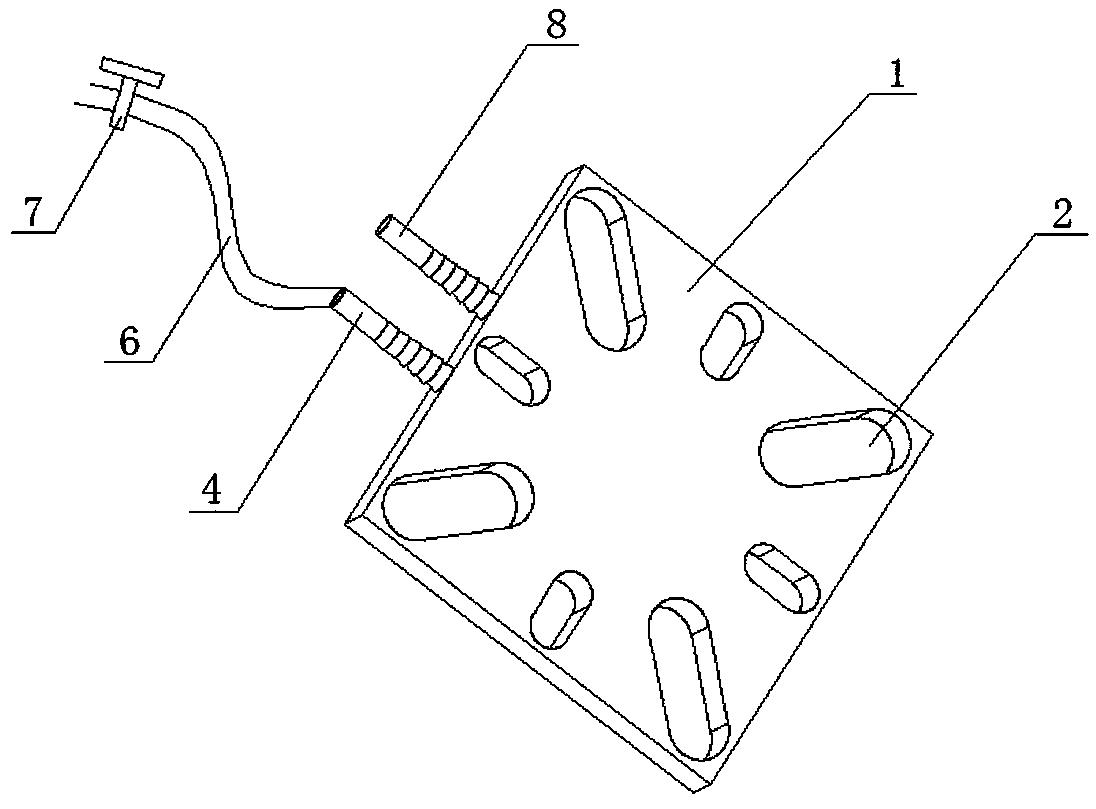 Transformer tap changer tool for taking oil sample