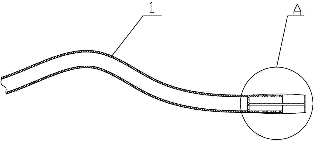 Puncture catheter for chemotherapy