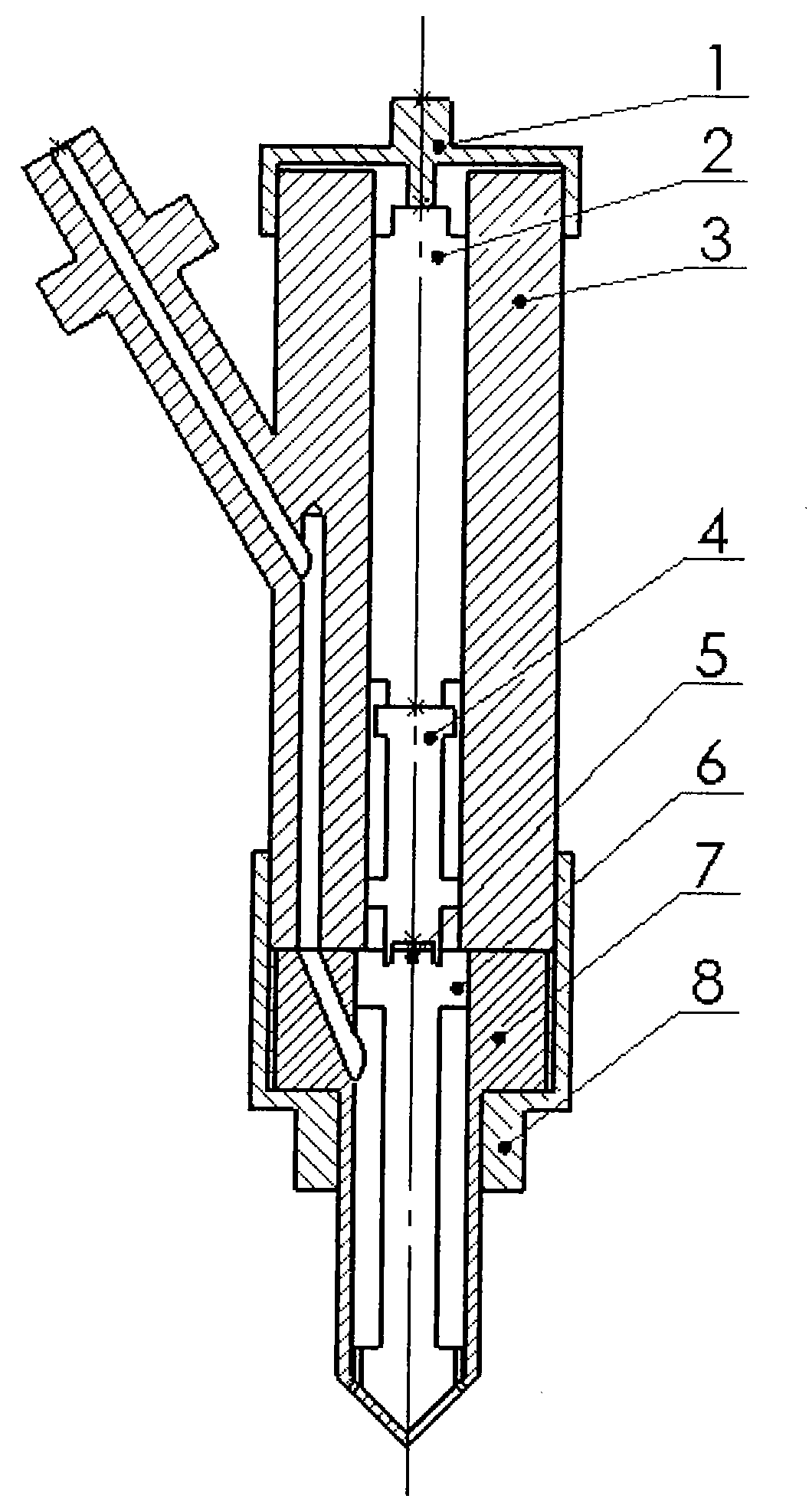 Piezoelectric direct-driven fuel injector with rotation type valve core