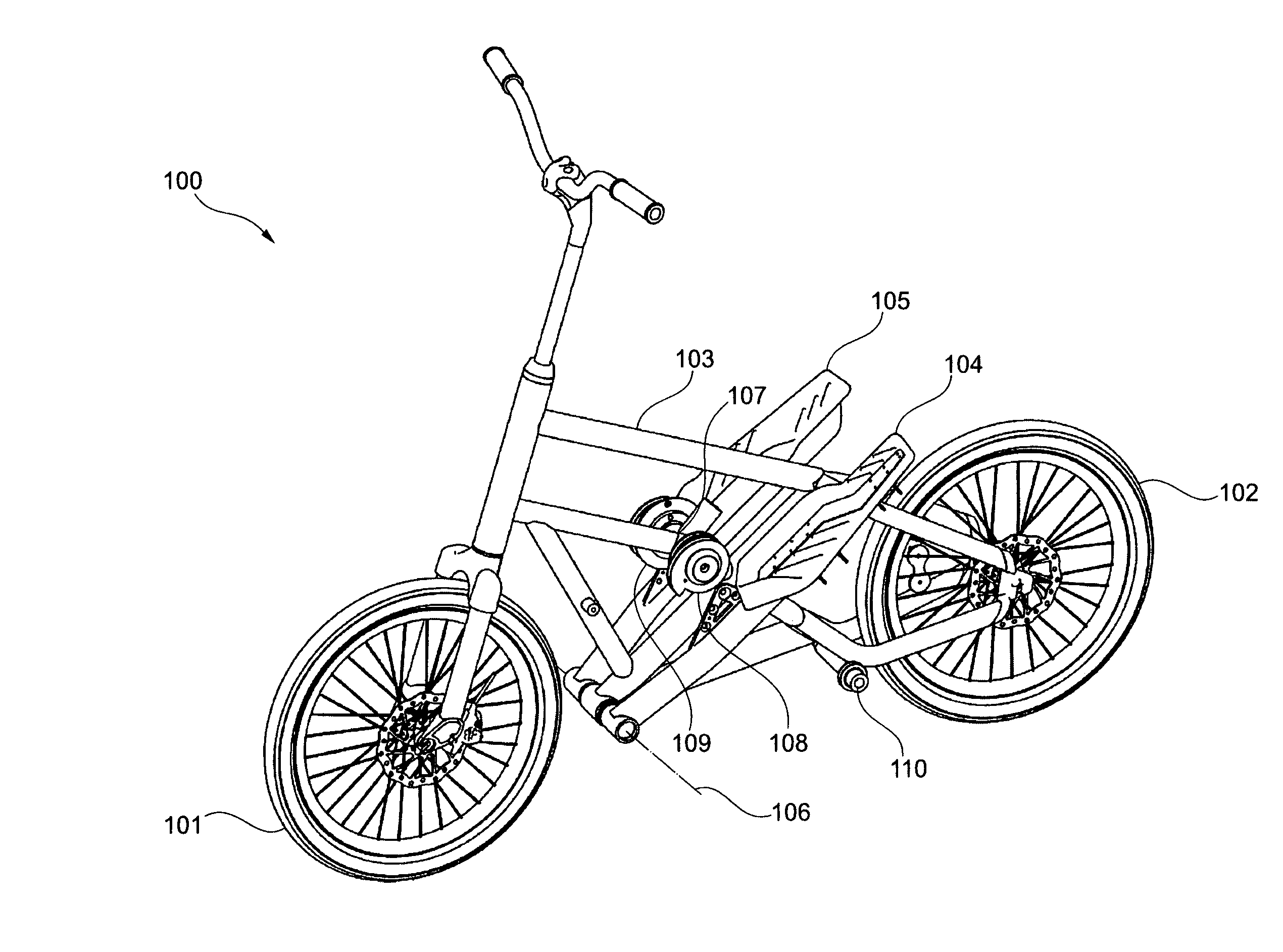 Drive Mechanism for a Vehicle Propellable by Muscle Power and Vehicle