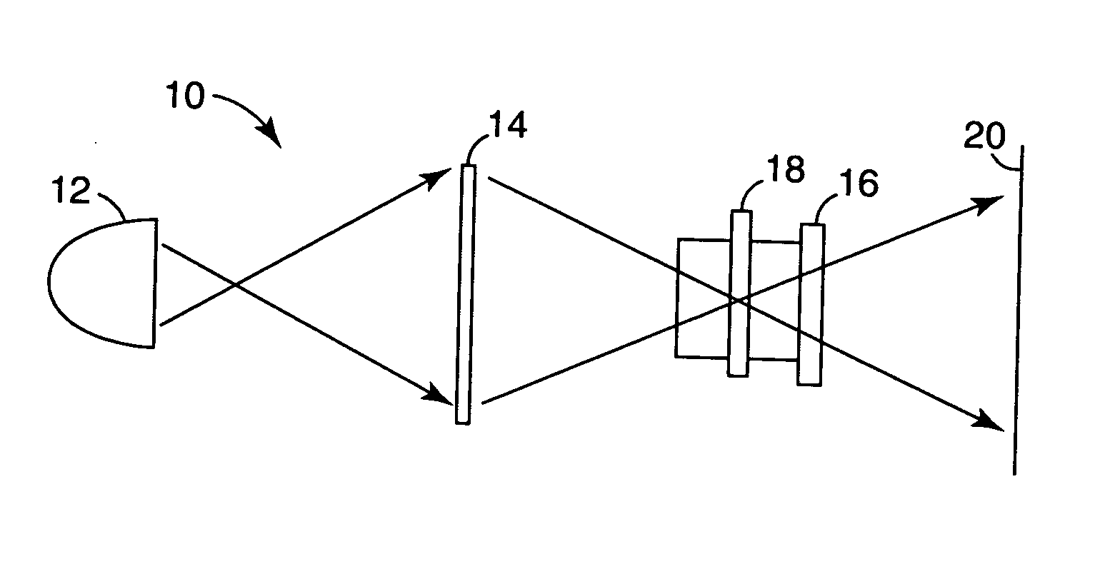 Pixel-shifting projection lens assembly to provide optical interlacing for increased addressability