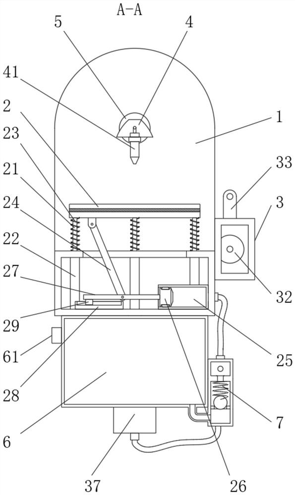 Disinfection device for community nursing