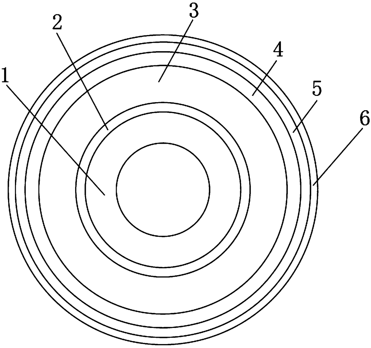 Online hollow cable and diameter expansion mechanism for processing same