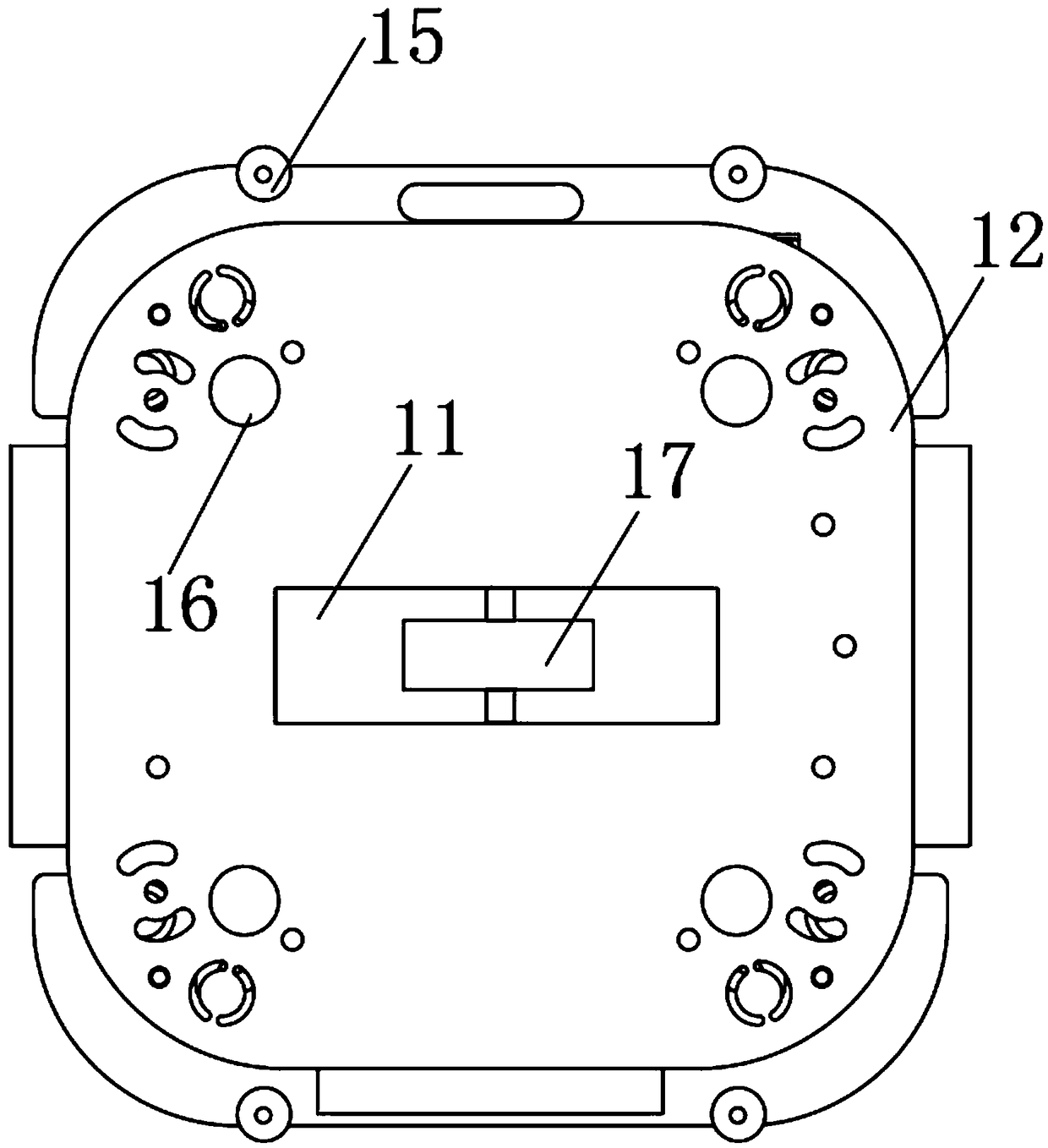 Online hollow cable and diameter expansion mechanism for processing same