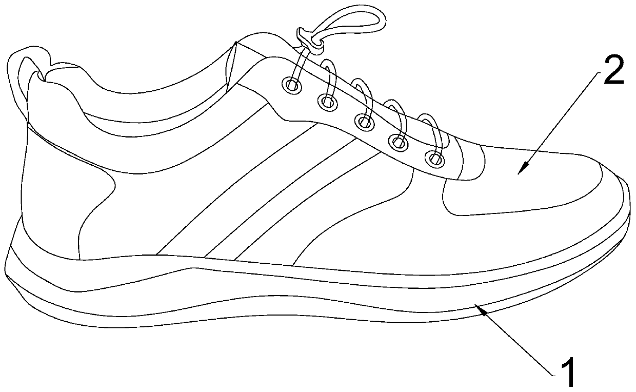 Shock-resistant air-conditioning shoes