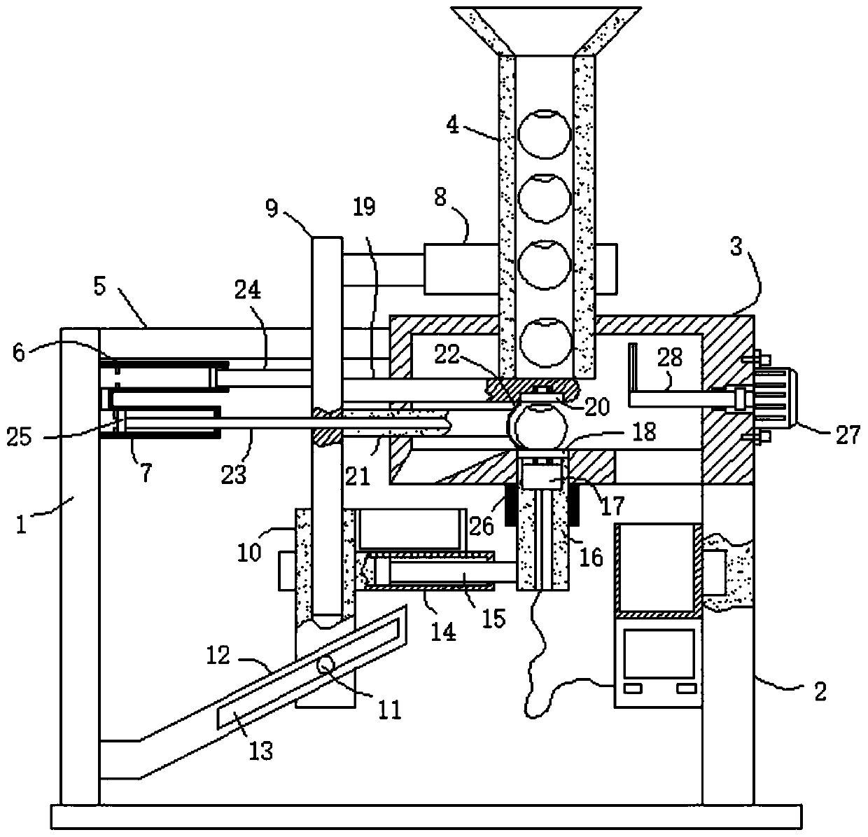 Fruit automatic processing device