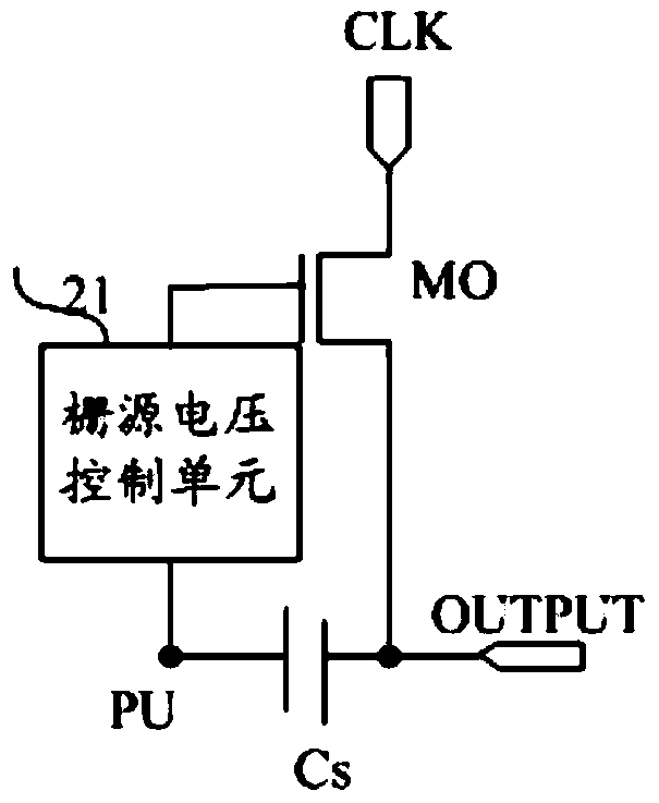 Voltage control circuit, method, gate drive circuit and display device