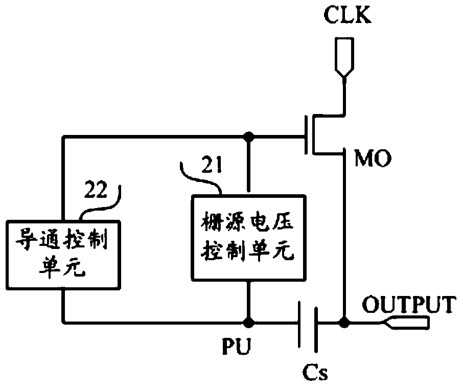 Voltage control circuit, method, gate drive circuit and display device