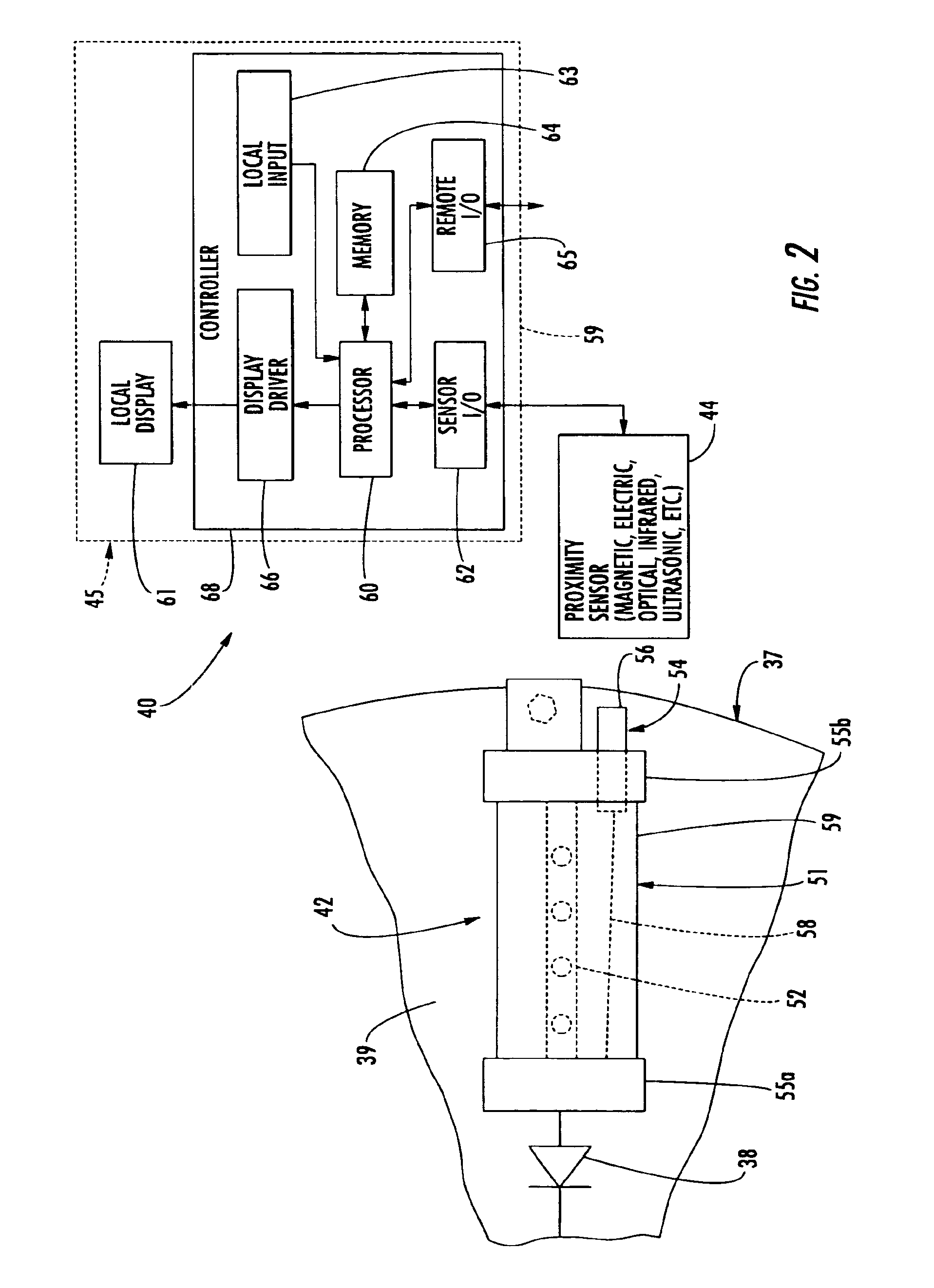 Sensing apparatus for blown fuse of rectifying wheel and associated methods