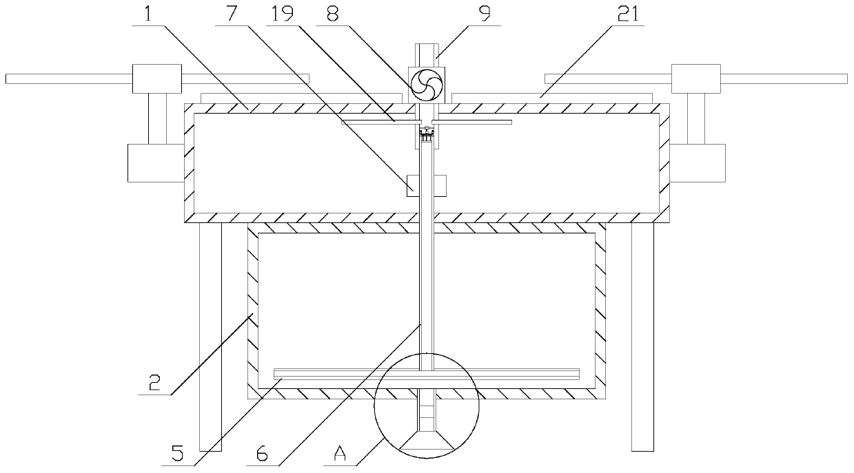 Pesticide spraying device with anti-freezing function and used for landscape gardening