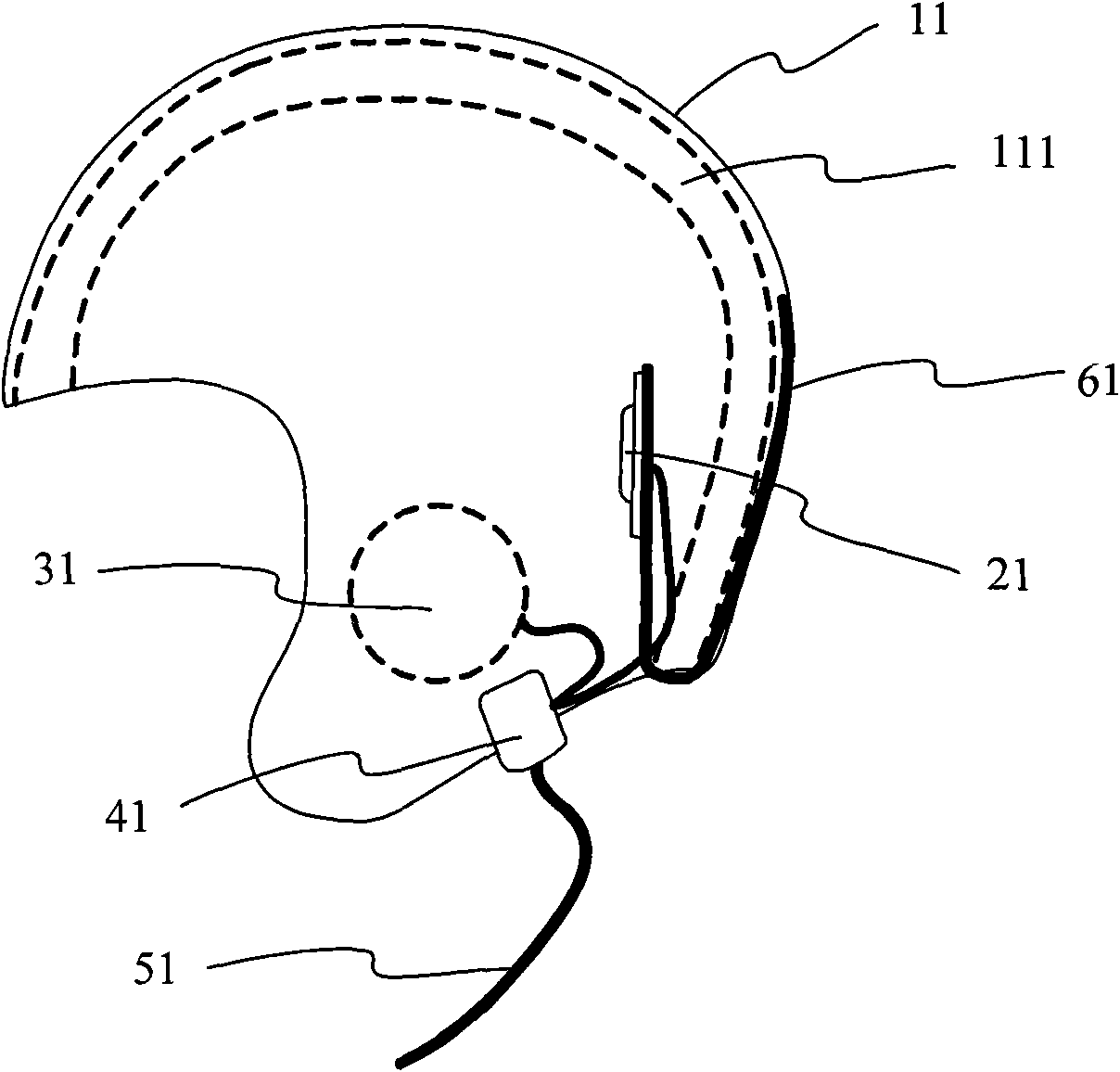 Head-mounted voice transceiver