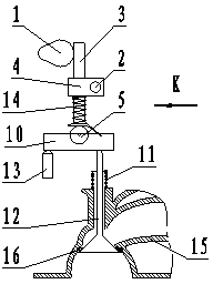Continuous and changeable valve lift control mechanism
