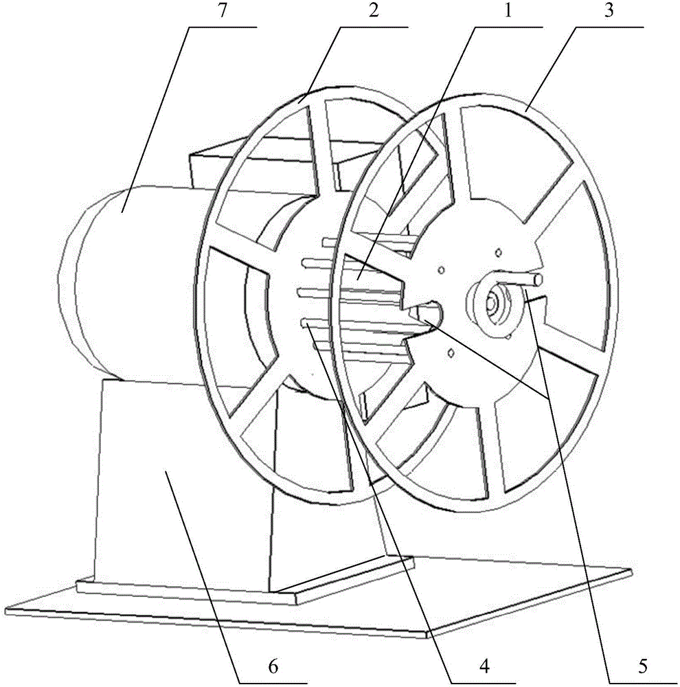 Winding wheel disc