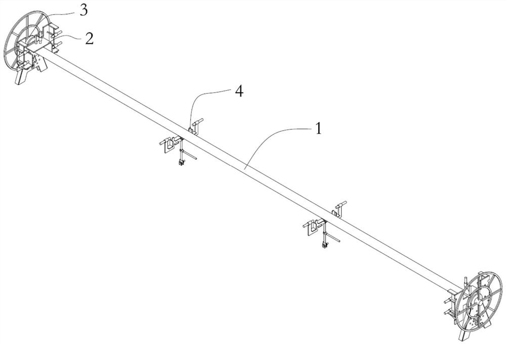 A kind of H-shaped steel turn over welding method and its auxiliary tooling