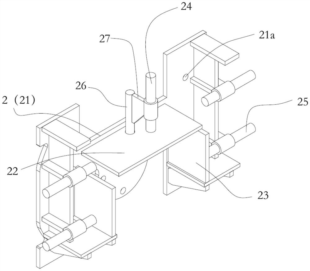 A kind of H-shaped steel turn over welding method and its auxiliary tooling