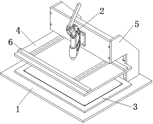 Manual pressing device for notebook computer display screen outer frame