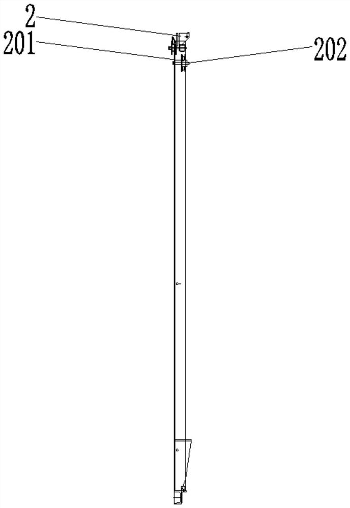 Linkage opening and closing system of automatic door of construction elevator and control method of linkage opening and closing system