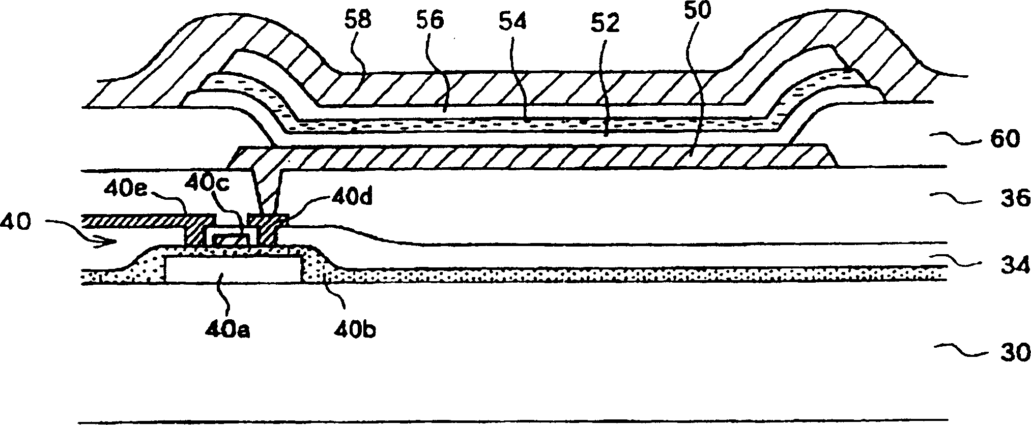 Organic EL face-board and making method thereof