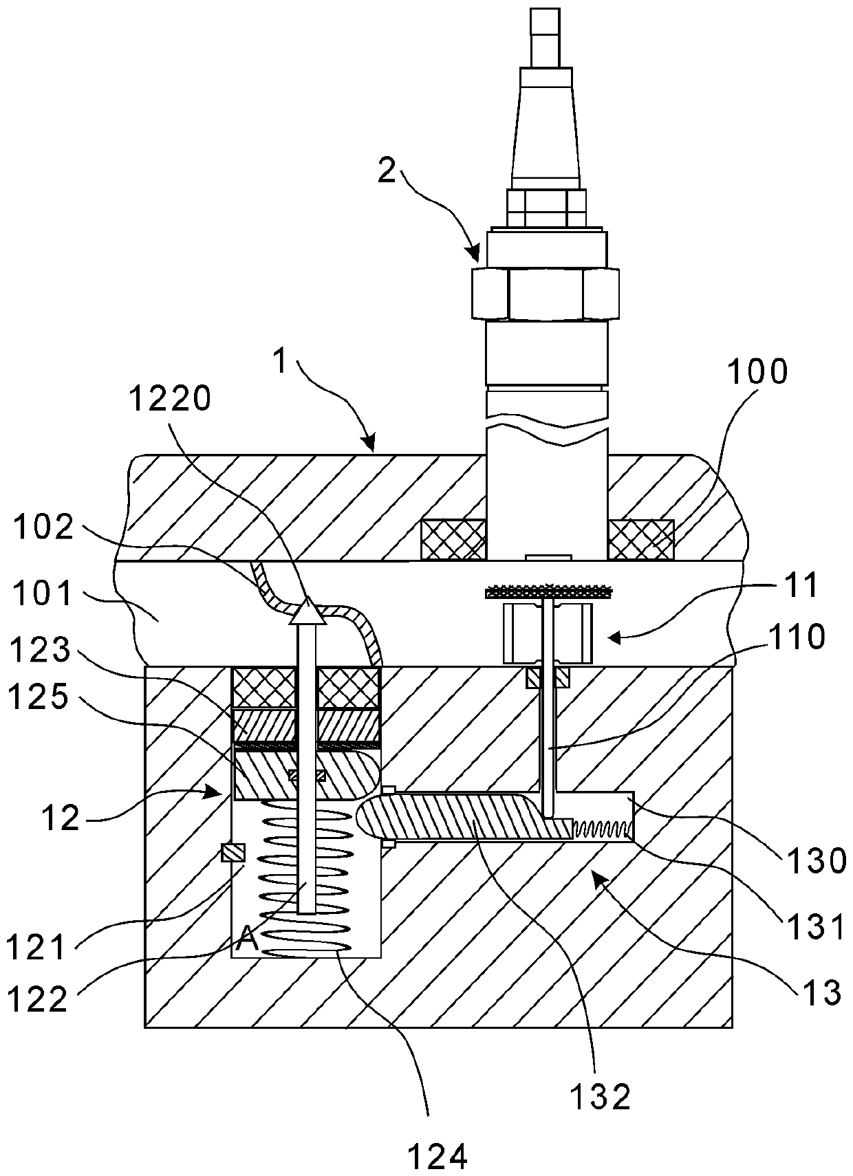 Fluid measurement pipeline device