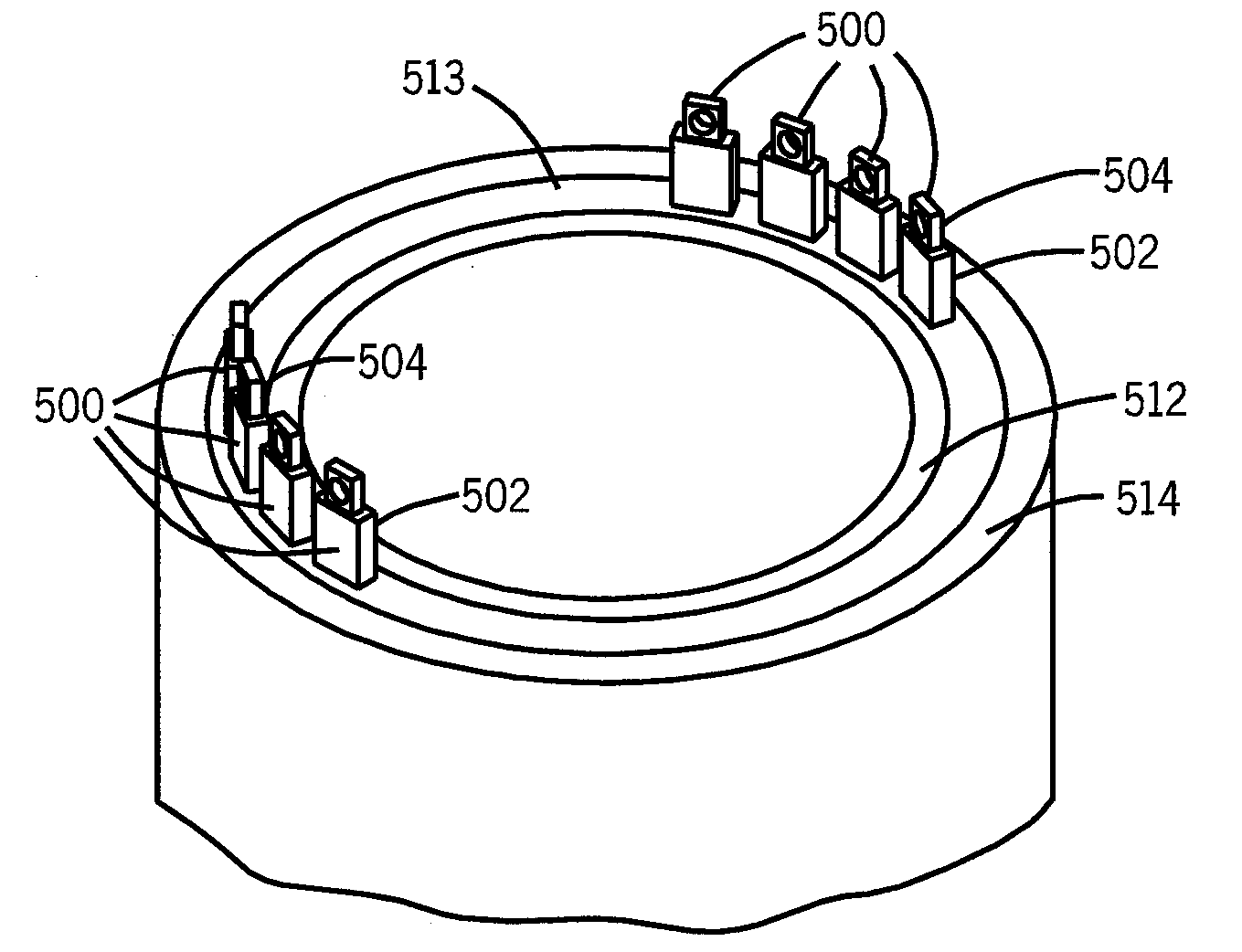 Method and tool for creating a passive shim location within a gradient coil