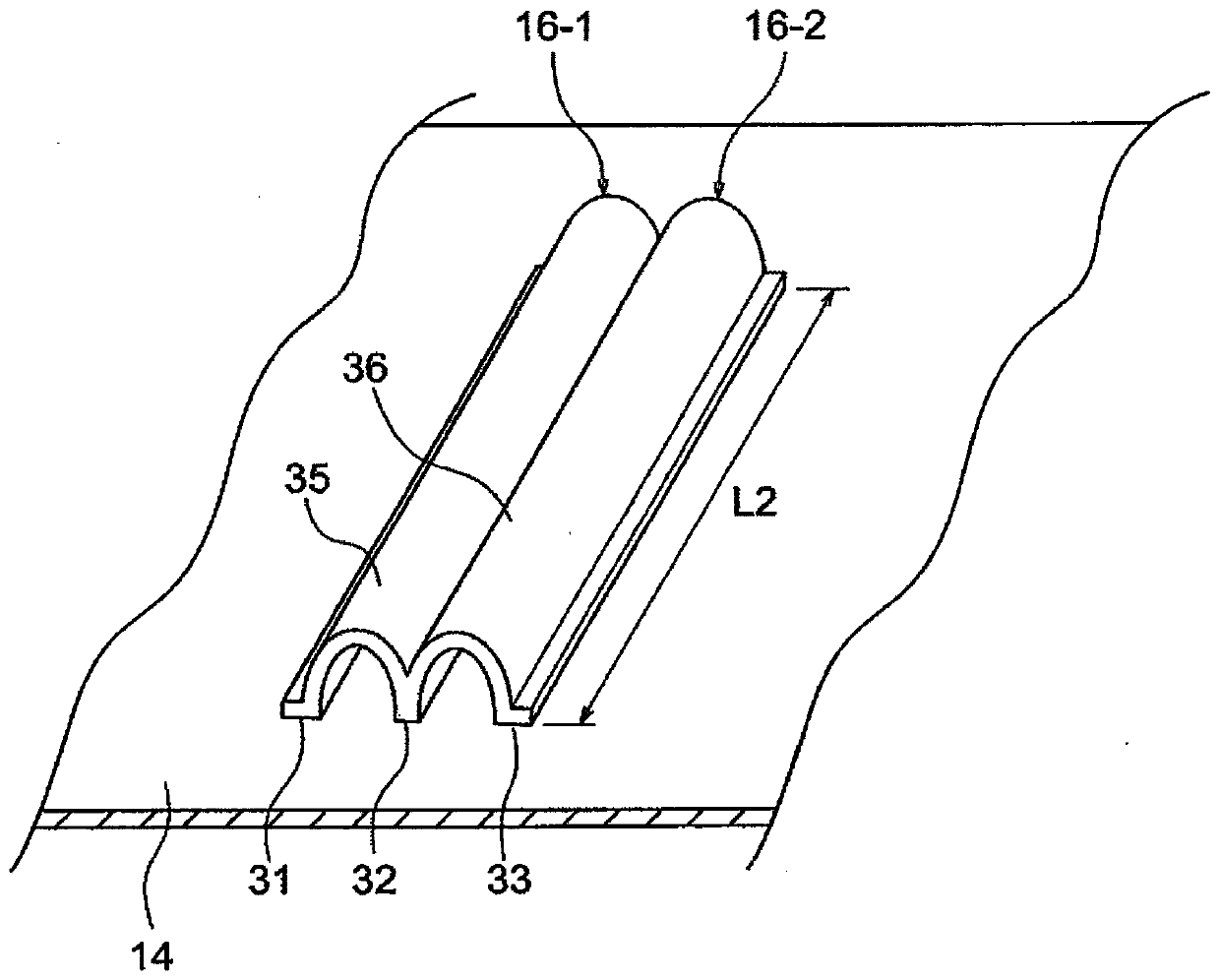 Foam-molded article, method for producing foam-molded article, and forming mold structure for foam-molded article