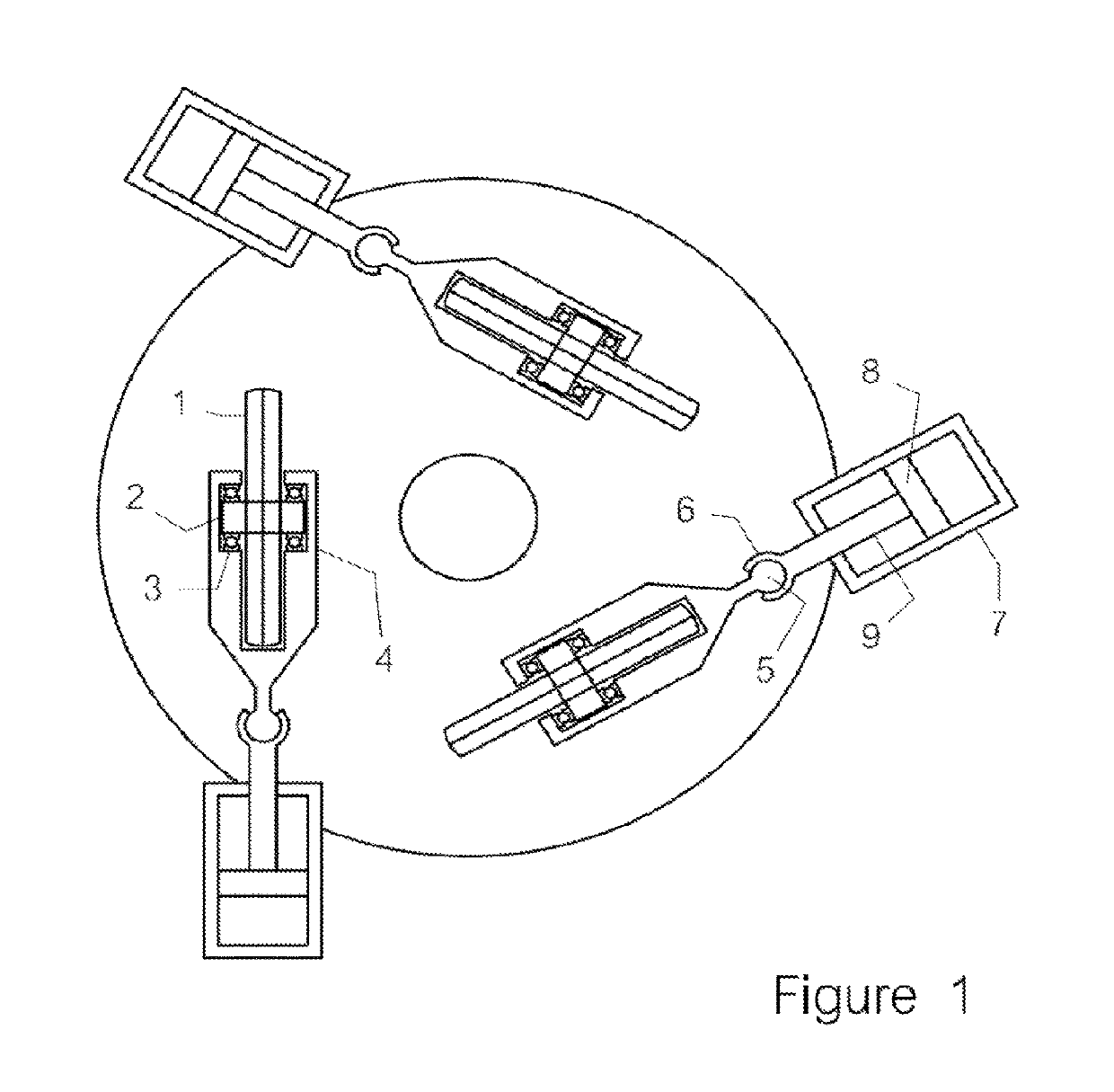 Toroidal variable speed traction drive