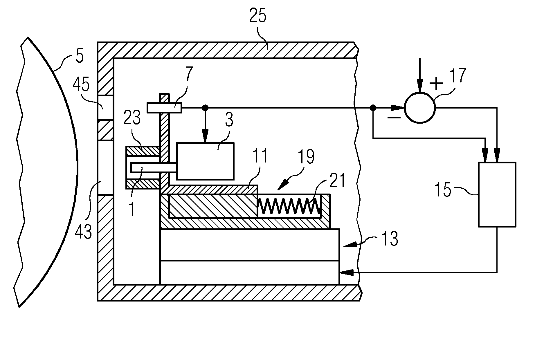 Torque sensor arrangement and shaft comprising a torque sensor arrangement
