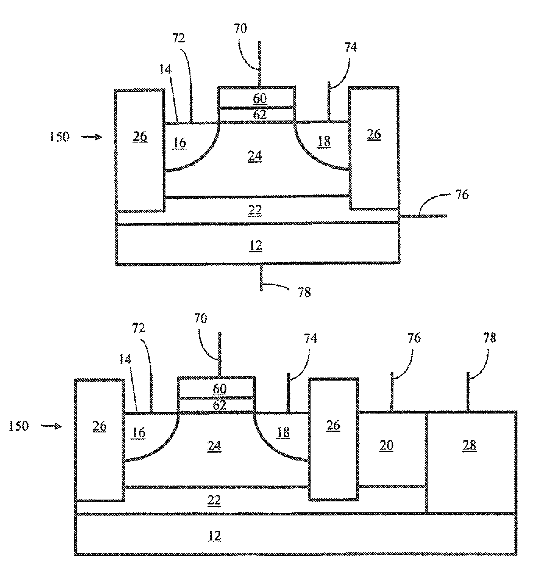 Semiconductor memory device having electrically floating body transistor, semiconductor memory device having both volatile and non-volatile functionality and method or operating