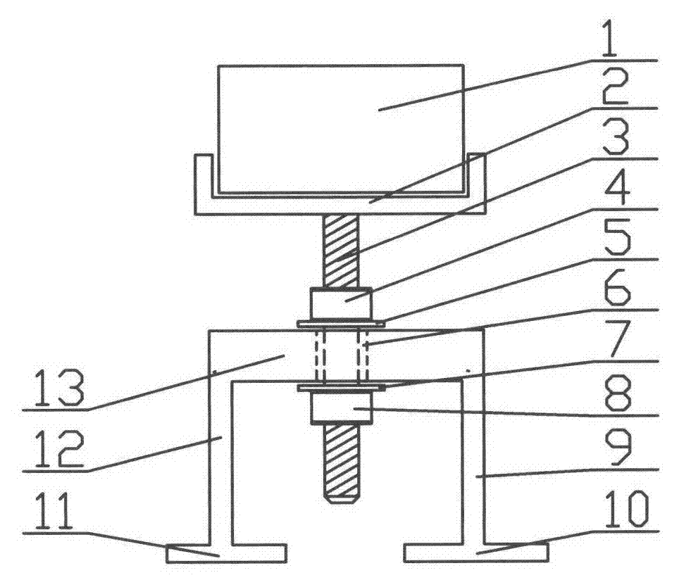 Self-adjustment supporting structure