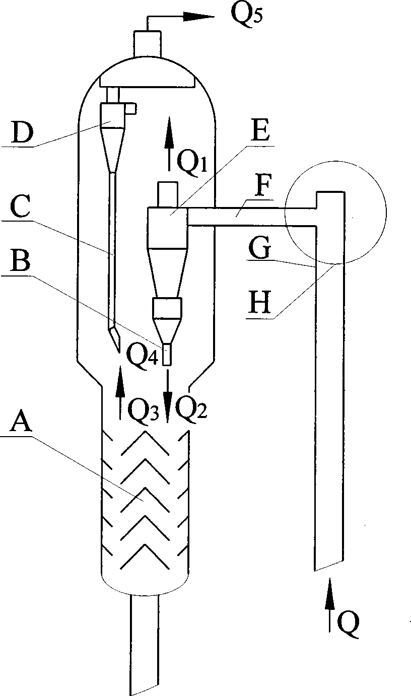 Method for measuring mass flow rate of solid particle in circulating fluidized bed lifting pipe