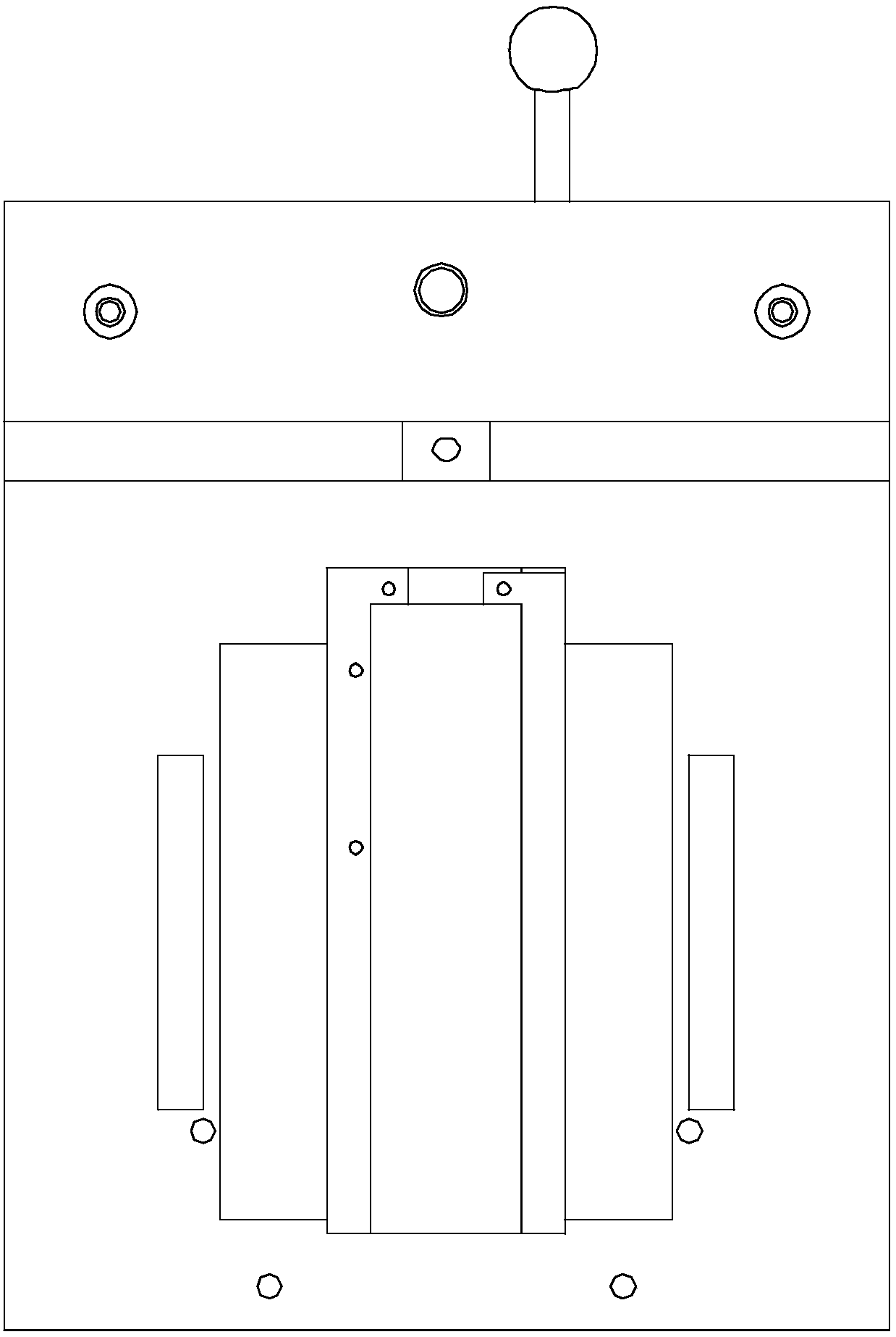 A rotary pull-bending fishhook hanging plate pressing nail bending device