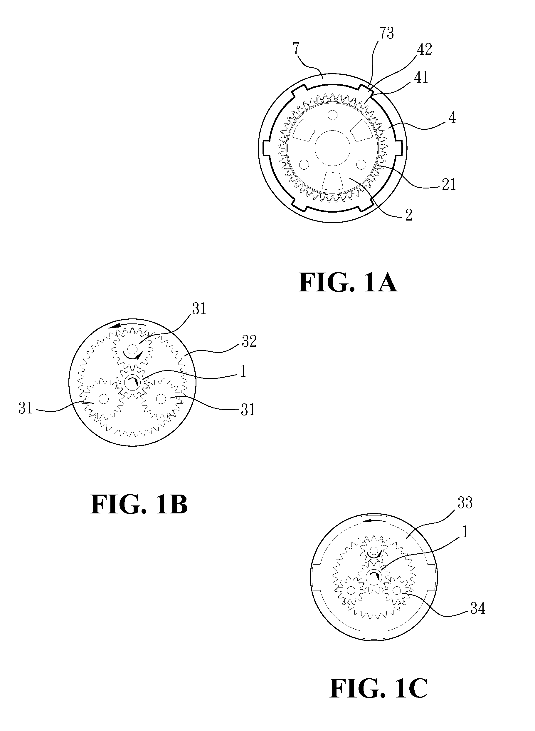 Multi-gear mechanism for power tools