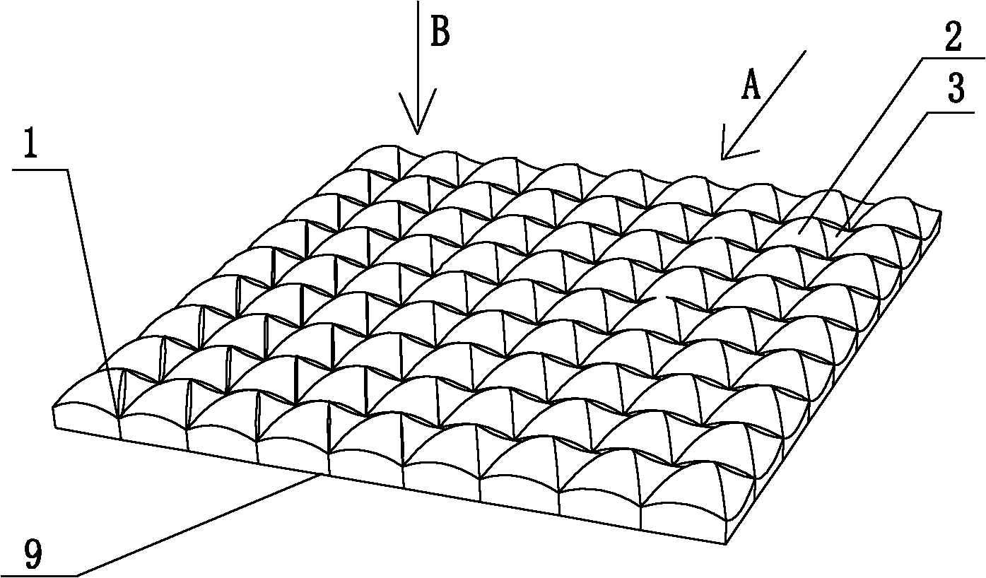 Light emitting diode (LED) lamp lens