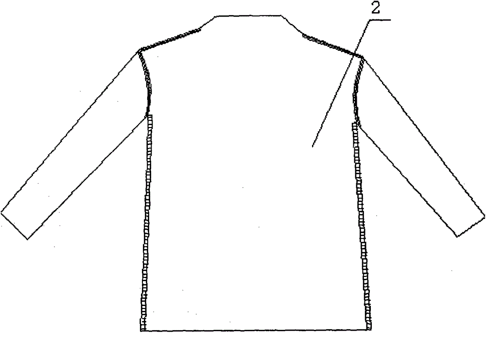 Patchwork patient clothes with high moisture absorption speed