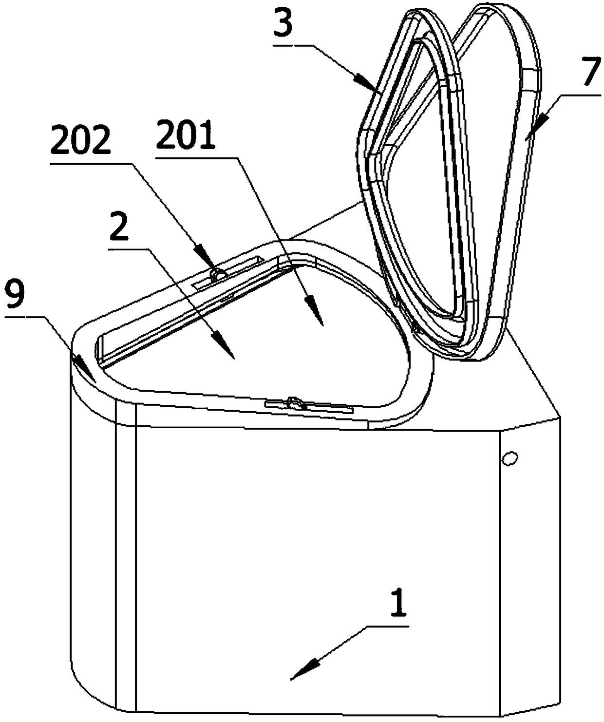 Seat type dry toilet