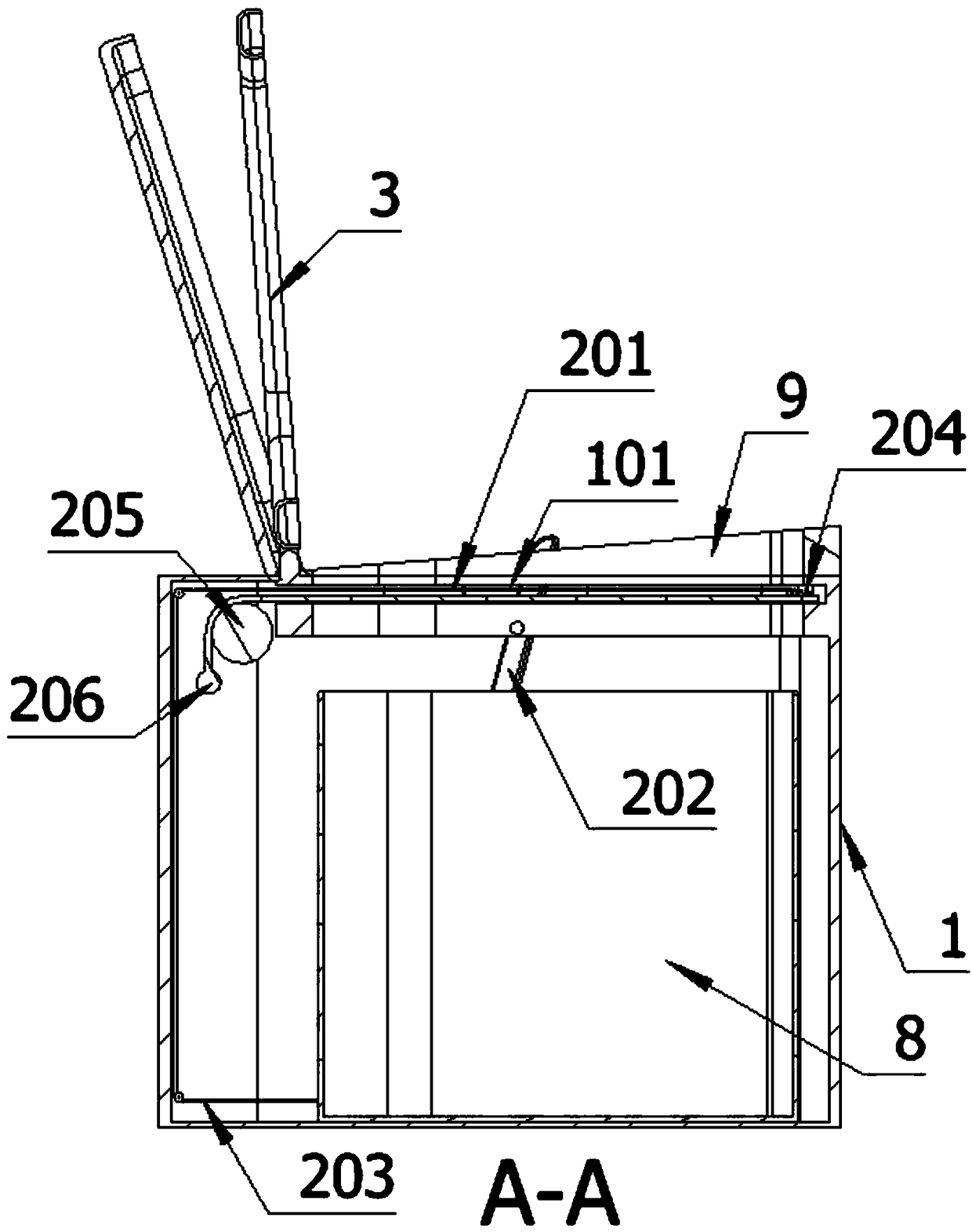 Seat type dry toilet