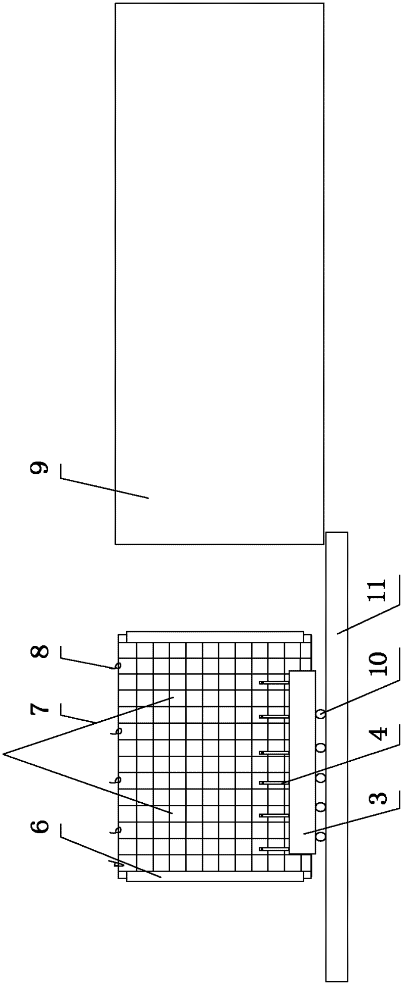 Loading method of reinforced welding nets by containers