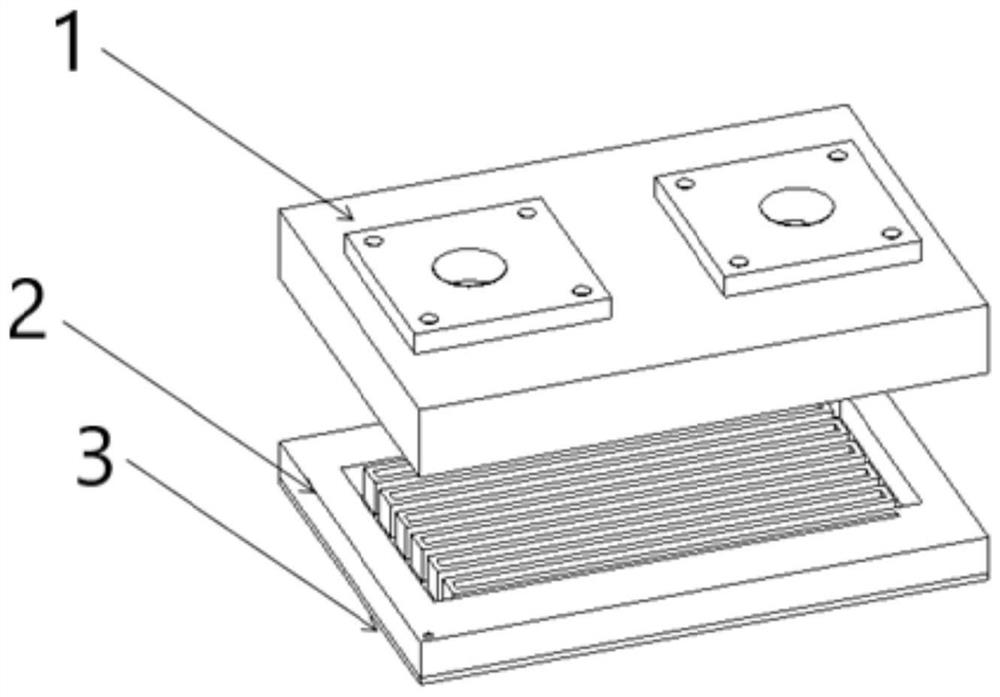 Manifold type micro-channel heat sink with boss-like structure