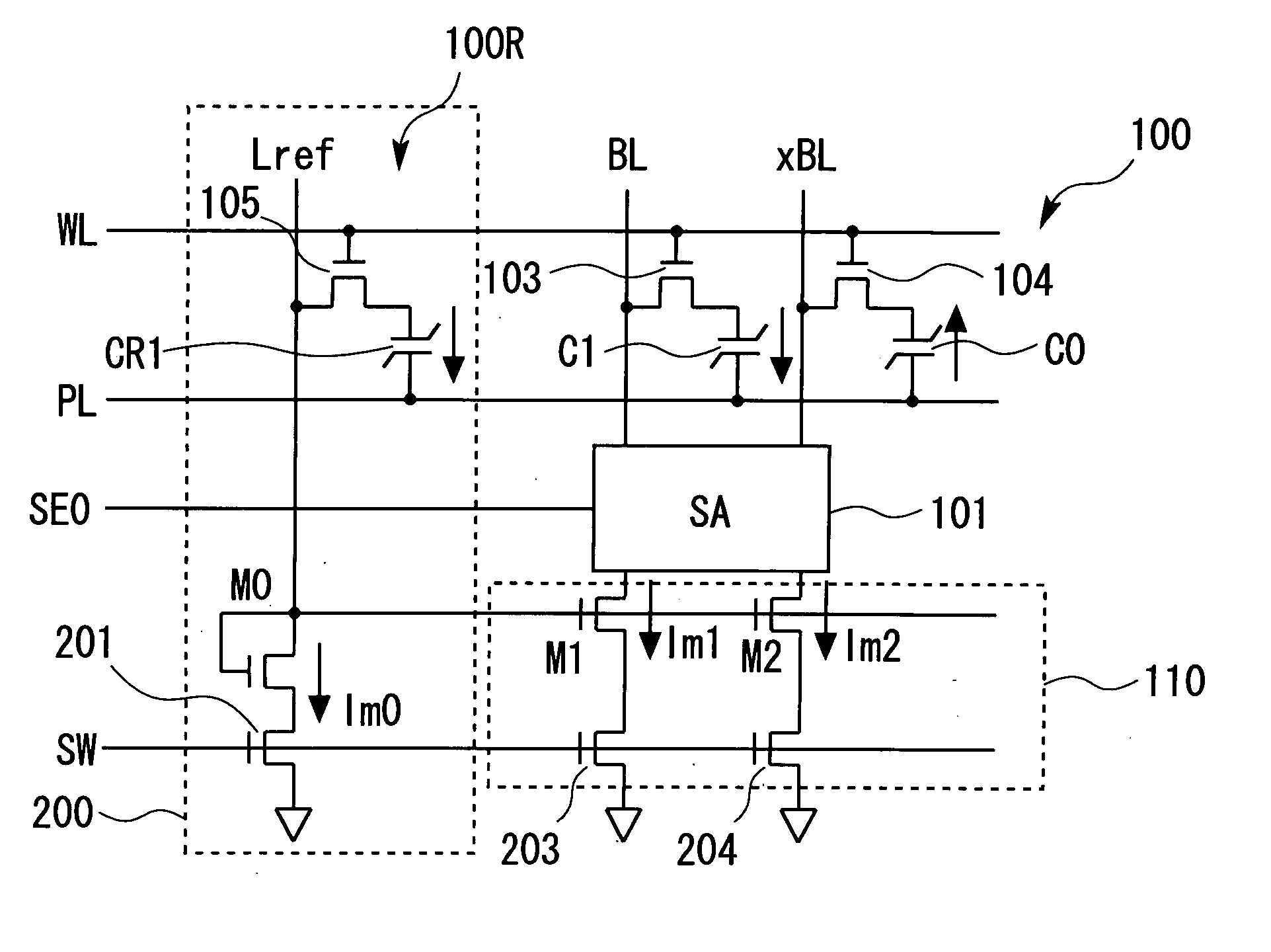 Ferroelectric storage device