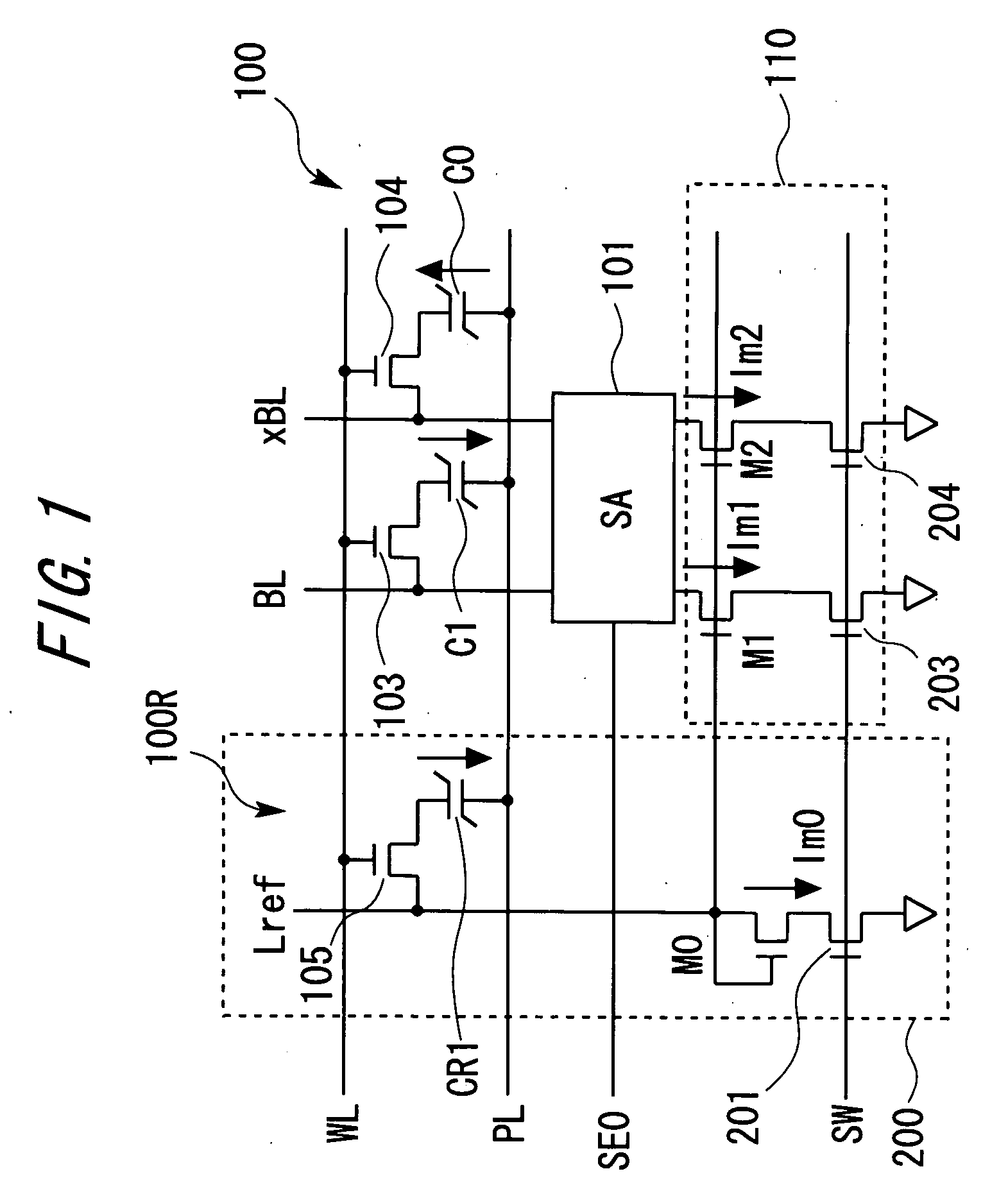 Ferroelectric storage device