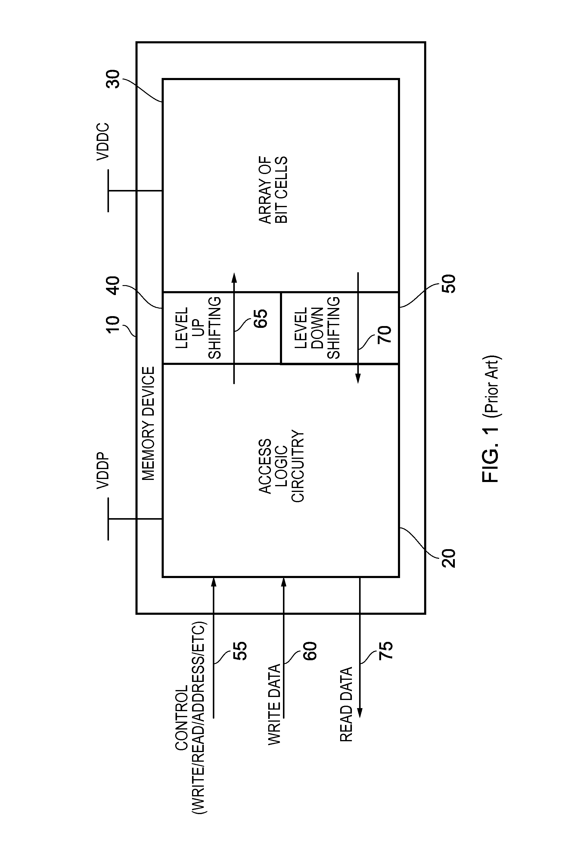 Memory device and method of operation of such a memory device
