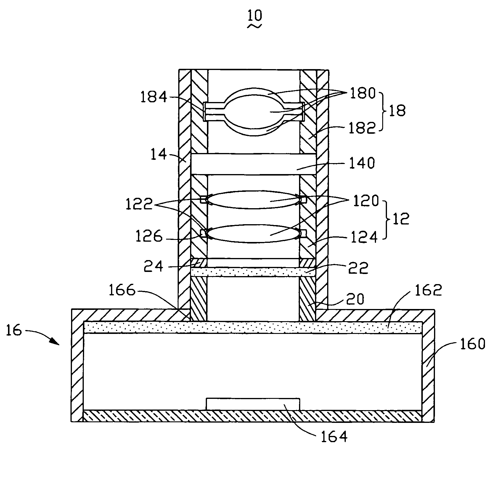 Optical system having lenses with adjustable focal length