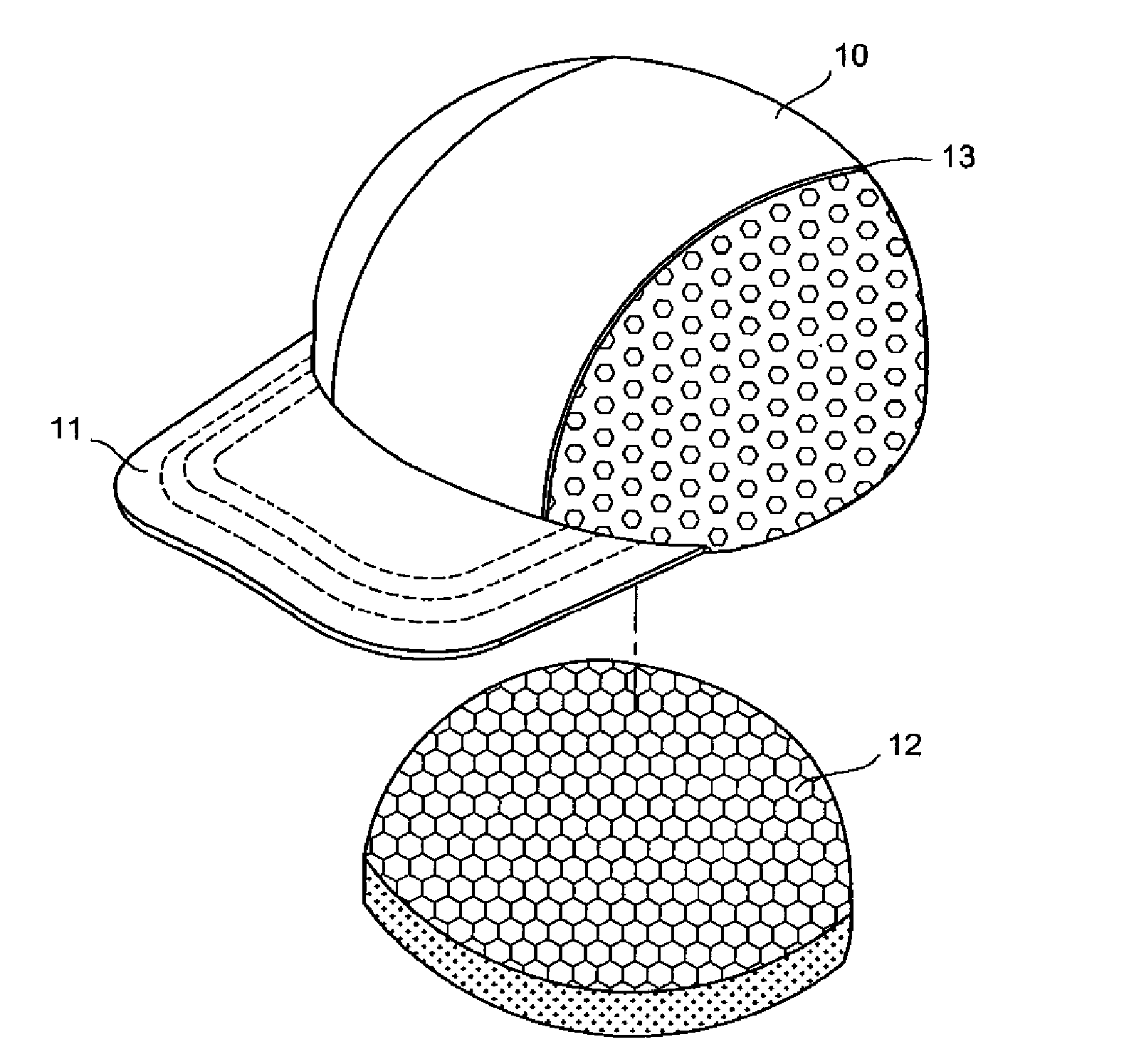 Impact-protection safety structure of headwear