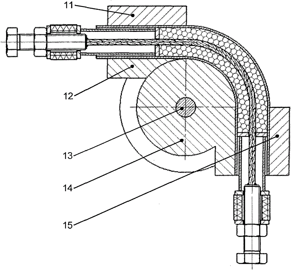 Method for bending and forming metal pipe by placing steel balls inside